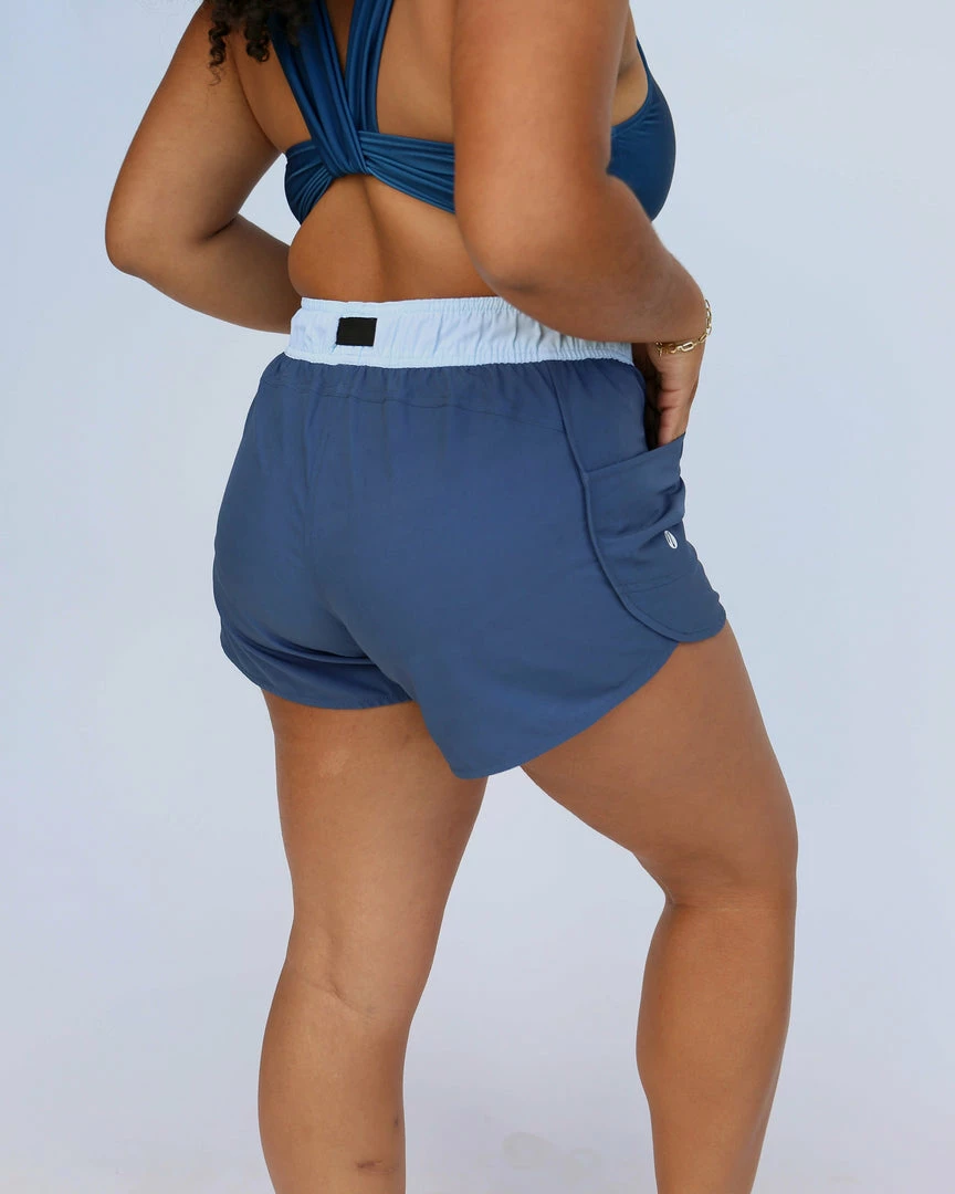 Nani Swimwear Colorblock Blues Hybrid Explorer Short 4 Nani Swimwear Colorblock Blues Hybrid Explorer Short