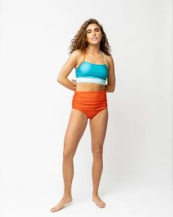 Nani Swimwear Rio Ruched High Rise Bottom