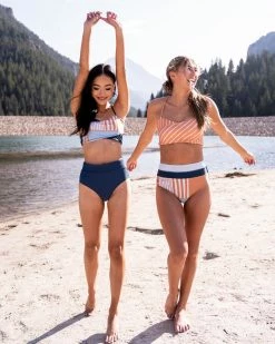 Nani Swimwear Textured Coastal Mid Rise Bottom