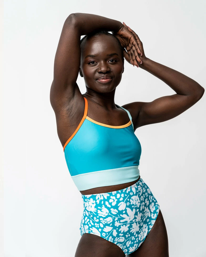 Nani Swimwear Wildflower Zip Pocket Bottom 8 Nani Swimwear Wildflower Zip Pocket Bottom