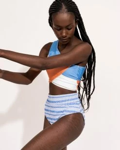 Nani Swimwear Gingham Mid Rise Bottom