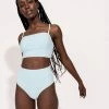 Nani Swimwear Textured Seafoam Mid Rise Bottom