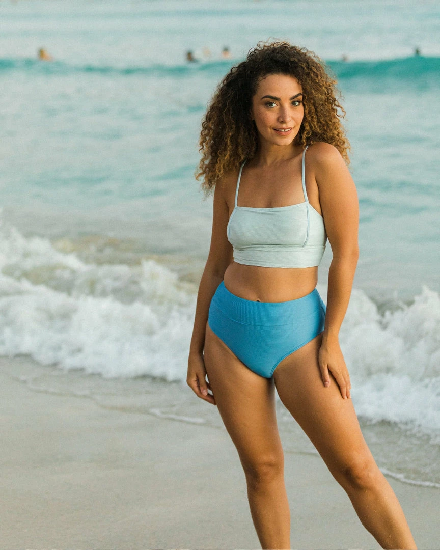 Nani Swimwear Textured Monica Mid Rise Bottom 7 Nani Swimwear Textured Monica Mid Rise Bottom