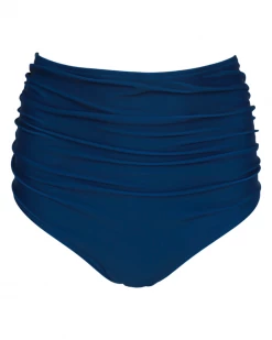 Nani Swimwear Recycled Navy Ruched High Rise Bottom