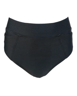 Nani Swimwear Textured Black Pocket Bottom