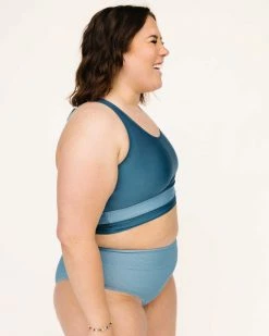 Nani Swimwear Textured Naia Mid Rise Bottom 25 Nani Swimwear Textured Naia Mid Rise Bottom