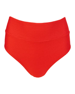 Nani Swimwear Textured Red Poppy Mid Rise Bottom