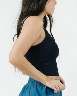 Nani Swimwear Black Laze Crop