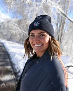 Nani Swimwear Navy Nani Patch Beanie