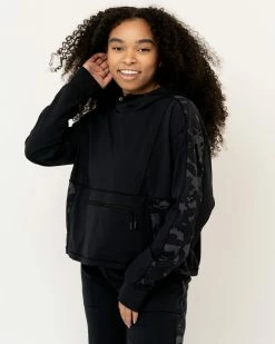 Nani Swimwear Black Downtown Hoodie