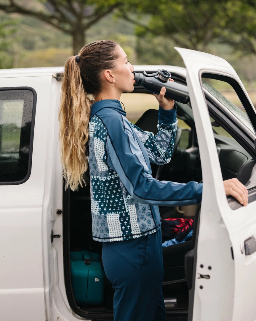 Nani Swimwear Denim Patchwork Downtown Hoodie Active 14 Nani Swimwear Denim Patchwork Downtown Hoodie Active