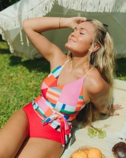 Nani Swimwear Kaleidoscope Wrap Tie Tankini