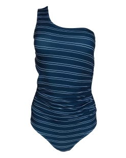 Nani Swimwear Navy Stripe Cascade One Piece