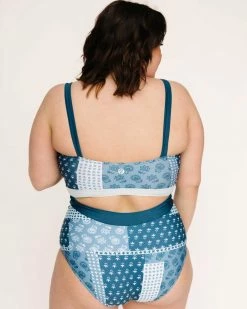 Nani Swimwear Denim Patchwork One Piece 19 Nani Swimwear Denim Patchwork One Piece