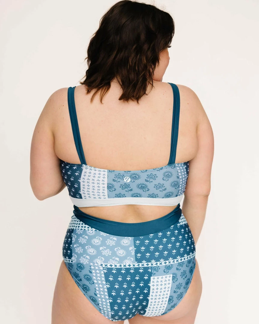 Nani Swimwear Denim Patchwork One Piece 10 Nani Swimwear Denim Patchwork One Piece