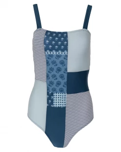 Nani Swimwear Denim Patchwork One Piece 15 Nani Swimwear Denim Patchwork One Piece