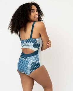 Nani Swimwear Denim Patchwork One Piece