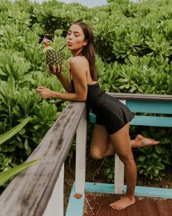 Nani Swimwear Black Swim Romper 20 Nani Swimwear Black Swim Romper