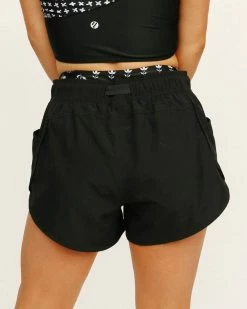 Nani Swimwear Oasis Black Hybrid Explorer Short