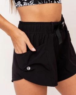 Nani Swimwear Oasis Black Hybrid Explorer Short
