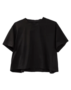 Nani Swimwear Black Crop Tee