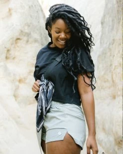 Nani Swimwear Black Crop Tee