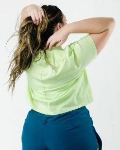 Nani Swimwear Active Lime Crop Tee
