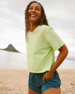 Nani Swimwear Active Lime Crop Tee