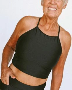 Nani Swimwear Textured Black Midkini