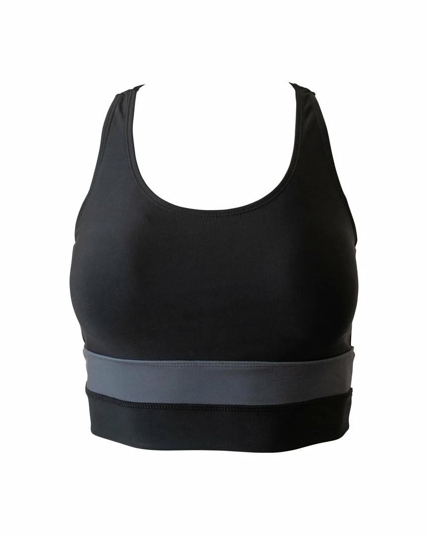 Nani Swimwear Black Cut Back Crop 6 Nani Swimwear Black Cut Back Crop