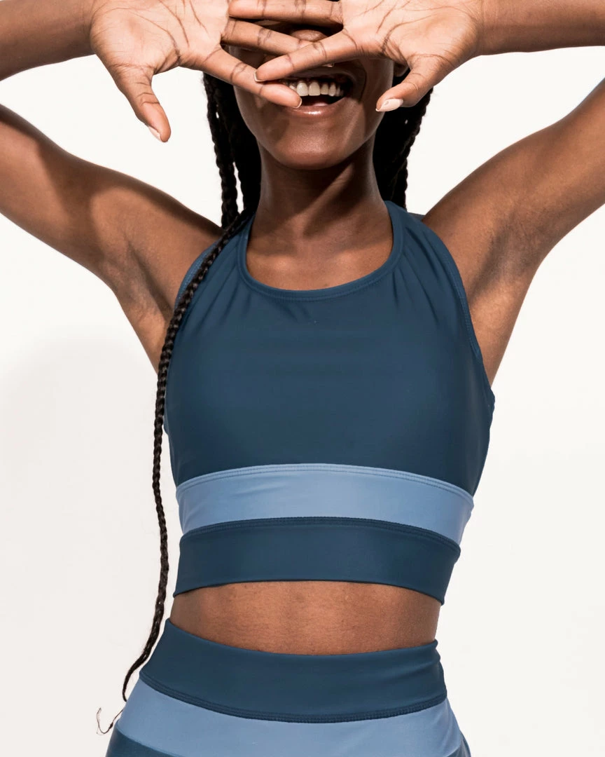 Nani Swimwear Coastal Cut Back Crop 3 Nani Swimwear Coastal Cut Back Crop