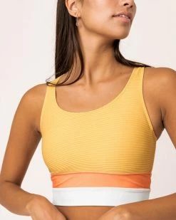 Nani Swimwear Textured Malibu Cut Back Crop