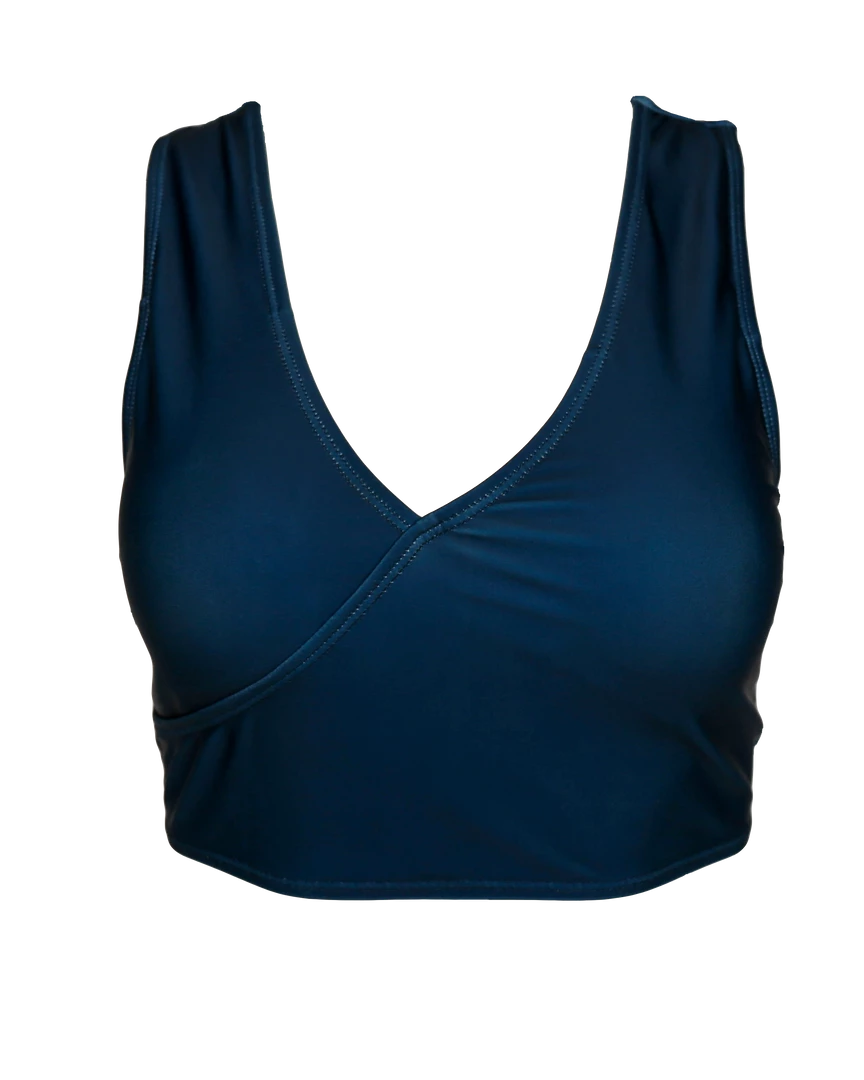 Nani Swimwear Navy Switch V Crop 6 Nani Swimwear Navy Switch V Crop