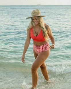 Wholesale Nani Swim Red Poppy Switch V Crop