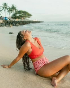 Wholesale Nani Swim Red Poppy Switch V Crop