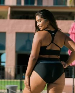 Nani Swimwear Black Point Break Crop 16 Nani Swimwear Black Point Break Crop