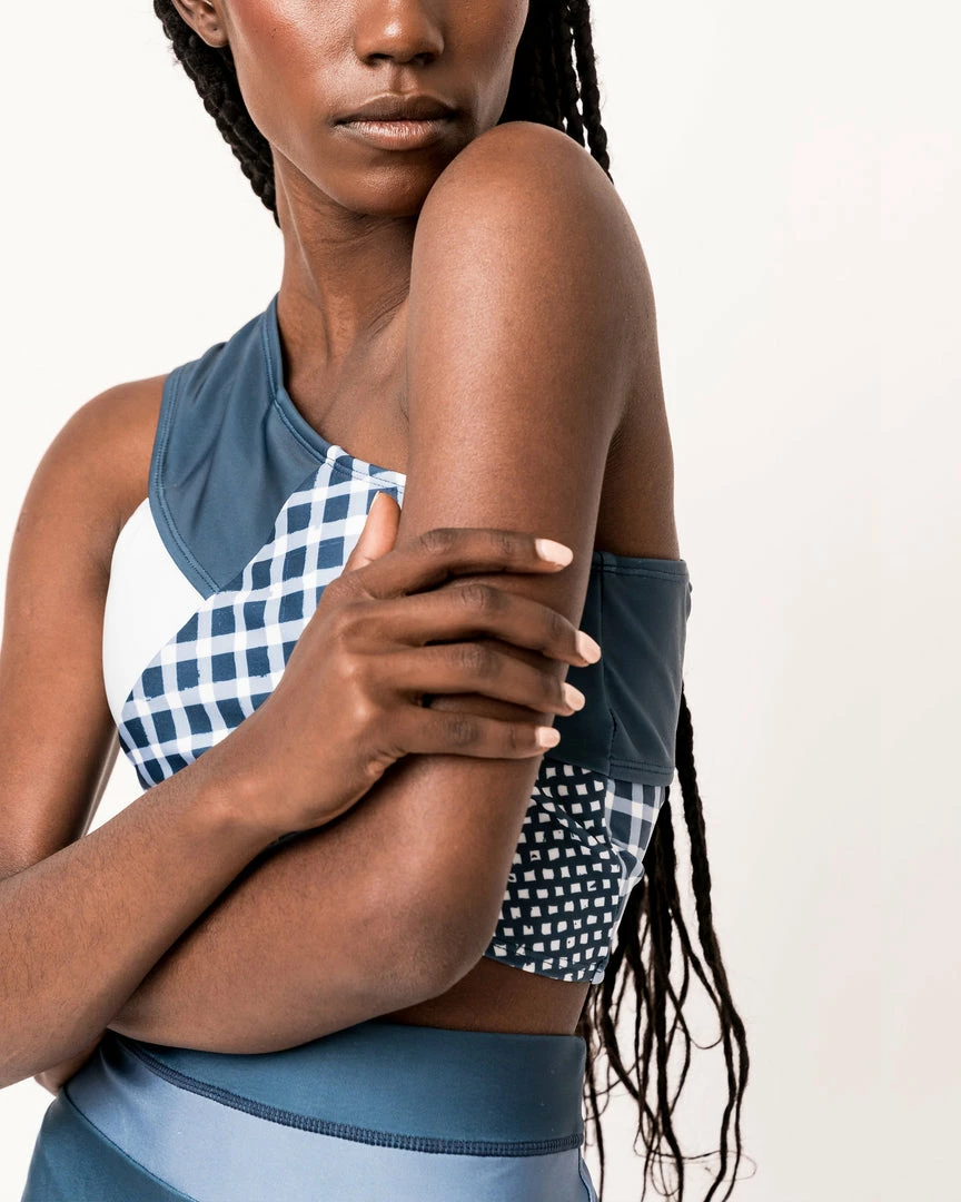 Nani Swimwear Palaka Patchwork Crop 7 Nani Swimwear Palaka Patchwork Crop