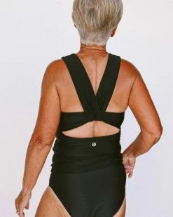 Nani Swimwear Black Switch V Tankini