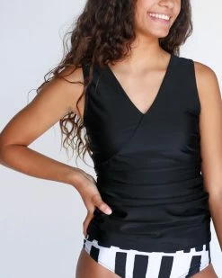 Nani Swimwear Black Switch V Tankini