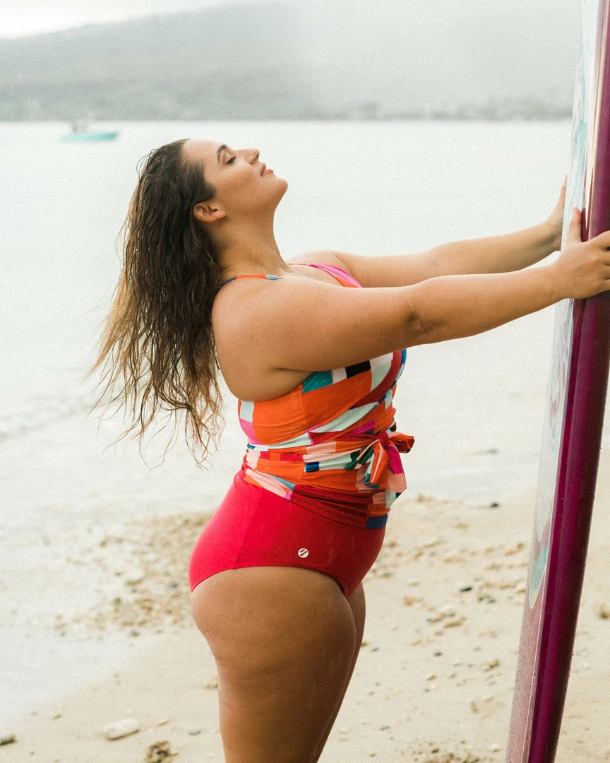 Nani Swimwear Kaleidoscope Wrap Tie Tankini 9 Nani Swimwear Kaleidoscope Wrap Tie Tankini