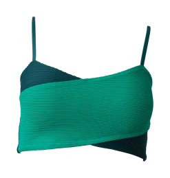 Nani Swimwear Textured Zuri Crossover Bralette