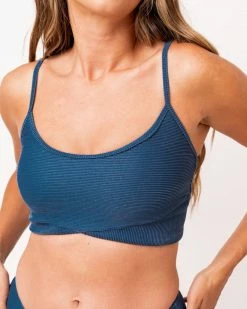 Nani Swimwear Textured Coastal Tone Crop