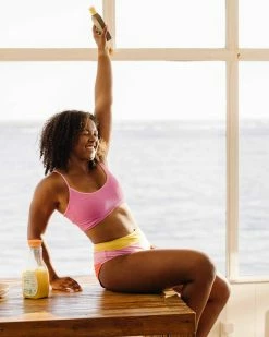 Nani Swimwear Textured Liv Tone Crop