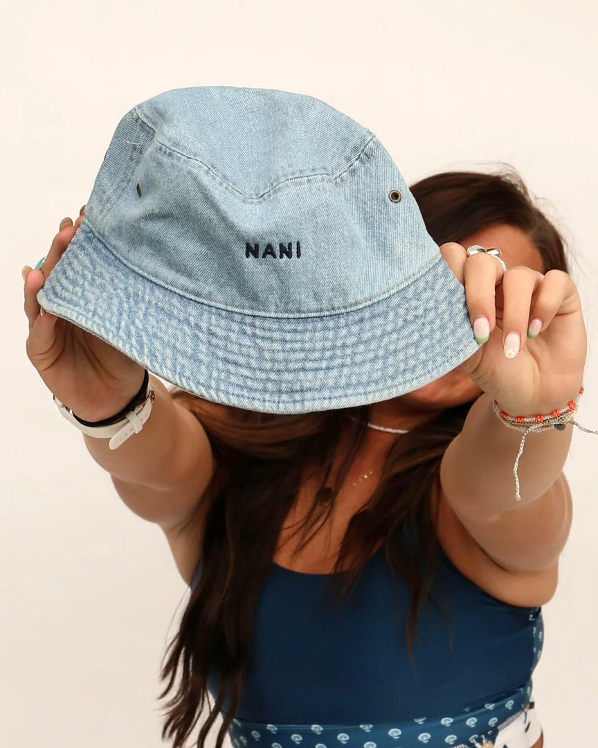 Nani Swimwear Denim Navy Nani Bucket Hat 3 Nani Swimwear Denim Navy Nani Bucket Hat