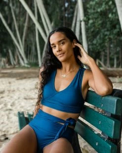 Nani Swimwear Recycled Navy Switch V Crop