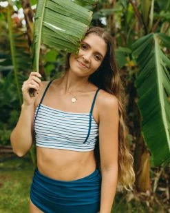 Nani Swimwear Pinstripe Surf Crop 15 Nani Swimwear Pinstripe Surf Crop