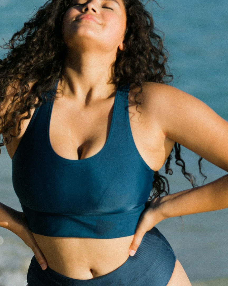 Nani Swimwear Navy Reef Break Crop 7 Nani Swimwear Navy Reef Break Crop